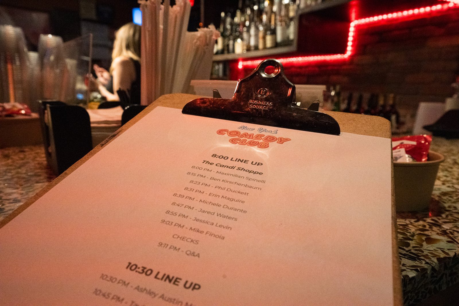 The Candi Shoppe, off stage, New York Comedy Club · November 14, 2024